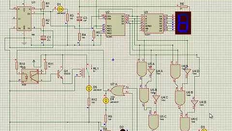 Seven Segments BCD Counter Driving AC load