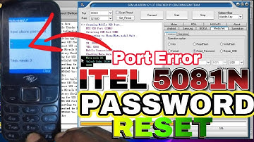 itel it5081N Port Error password reset. itel 2160 | 5081N MTK Wrong Password Reset Miracle Box Crack