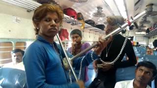 Indian talent in train