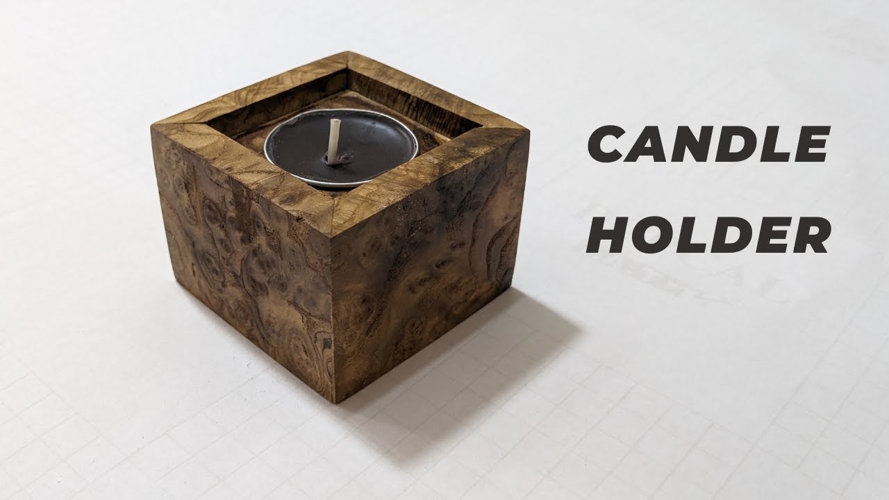 How to Make Wooden Candle Holders YouTube