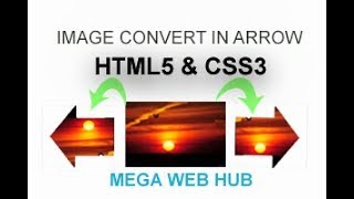 how to make polygon arrow with image || Using HTML5 & CSS3 || Mega Web Hub