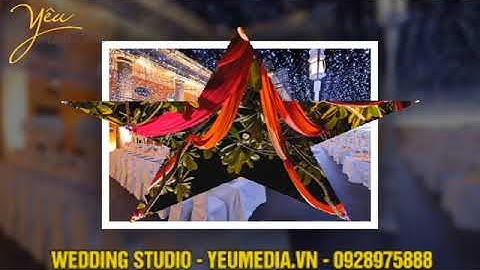 Kinh nghiệm tổ chức đám cưới và tiệc vào buổi tối