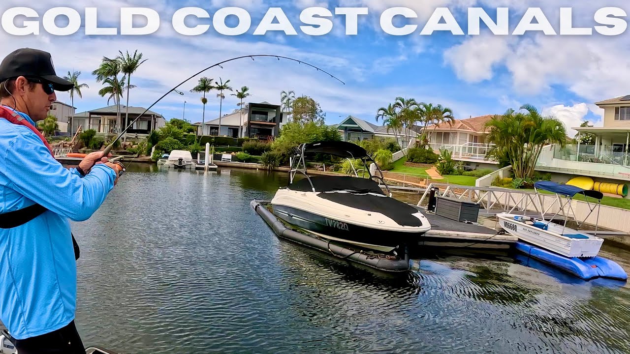 Gold Coast Canals – Fishing Crazy Structures On Light Gear