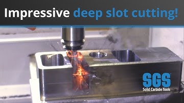 Deep slots with high performance trochoidal milling