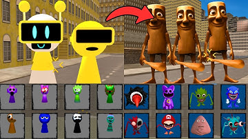 SPRUNKI FUNBOT & GARNOLD VS ANOMALI BRAINROT TUNG SAHUR NEXTBOTS IN PLAYGROUND MOD (Garry’s Mod)