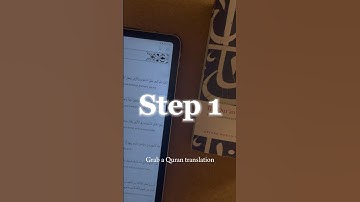 the easiest way to begin Quran Journaling - 5 steps #quranjournaling #tadaburquran