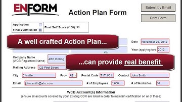 Action Plan Application and Submission (Part 2: Submission)