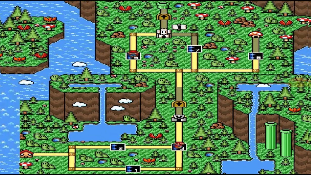 Super Mario Bros X HD The Amazing Mario Classic 100% WORLD 1