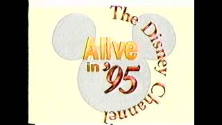 1995 Disney Channel Ad - Alive In 95
