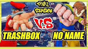 SFV CE 🔥 Trashbox (M.Bison) vs No Name (Vega) 🔥 Ranked Set 🔥 Street Fighter 5