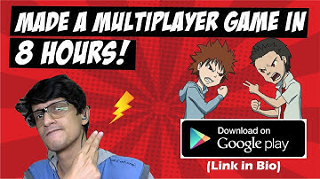 I Made A Multiplayer Game In 8 Hours!!