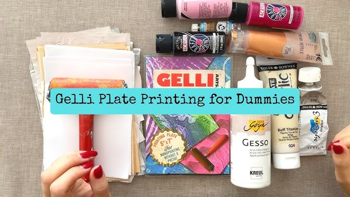 Beginners and Pros Start Here: Techniques for Gelli Plates 