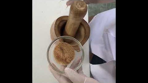 Comminution of Drugs (Trituration, Levigation and Spatulation)