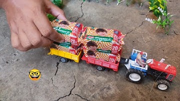 Diy Tractor Stuck In Mud With Parle G. Mini Science project #3 #science_project