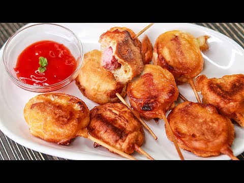 mini-sausage-lollipop-|-easy-snack-recipe-|-kids-lunch-box-idea-|-toasted