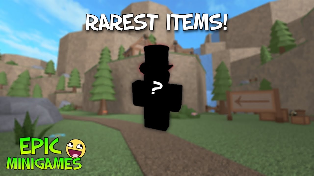 TOP 10 RAREST ITEMS in Epic Minigames! | Roblox