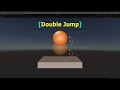 Double Jump | Rigidbody | Unity Game Engine