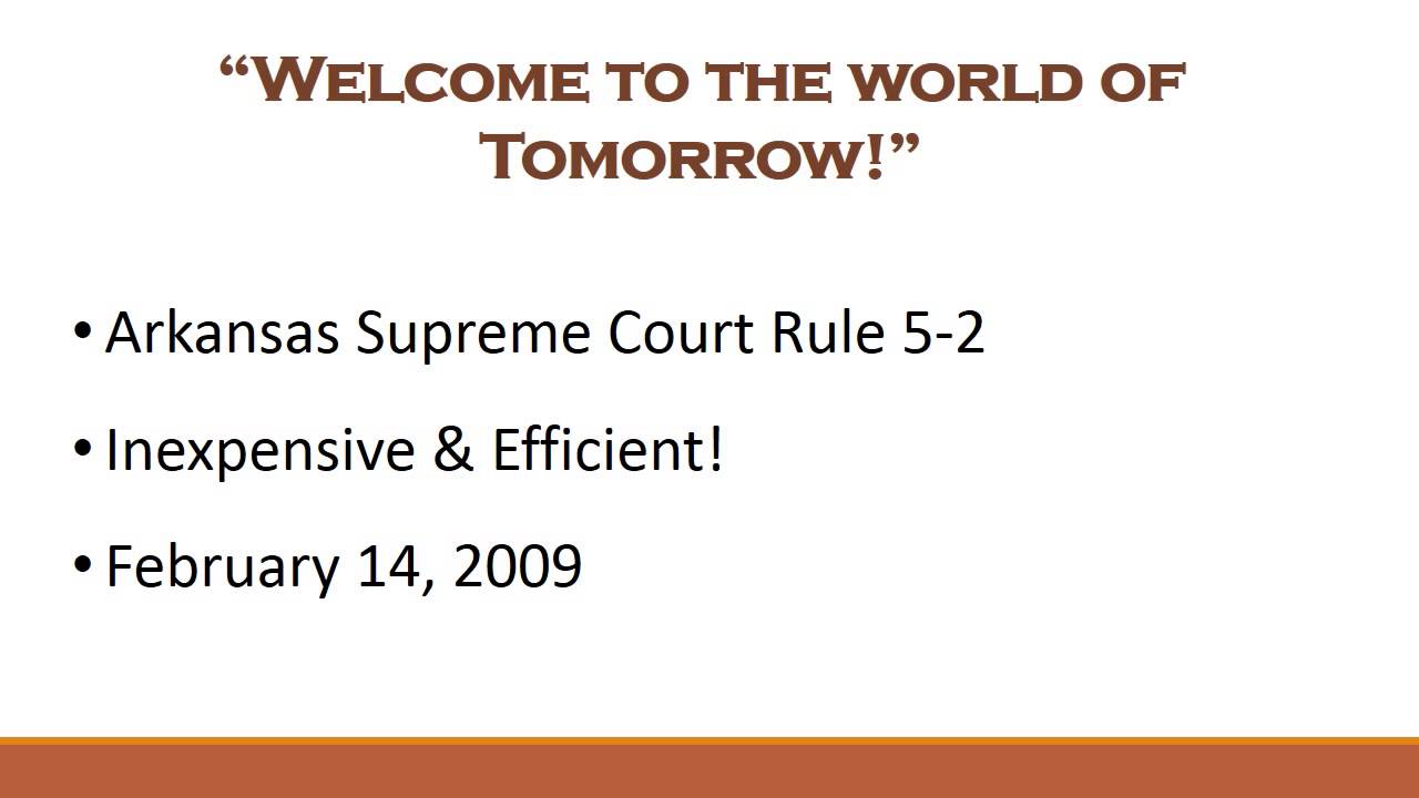 Arkansas Judiciary YouTube