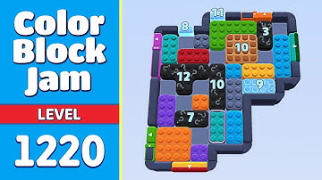 Color Block Jam Level 1220 (1221) | Puzzle Solved! 🎯