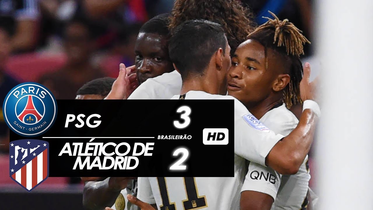 PSG 3 x 2 Atlético de Madrid  Champions Cup All Goals e Melhores