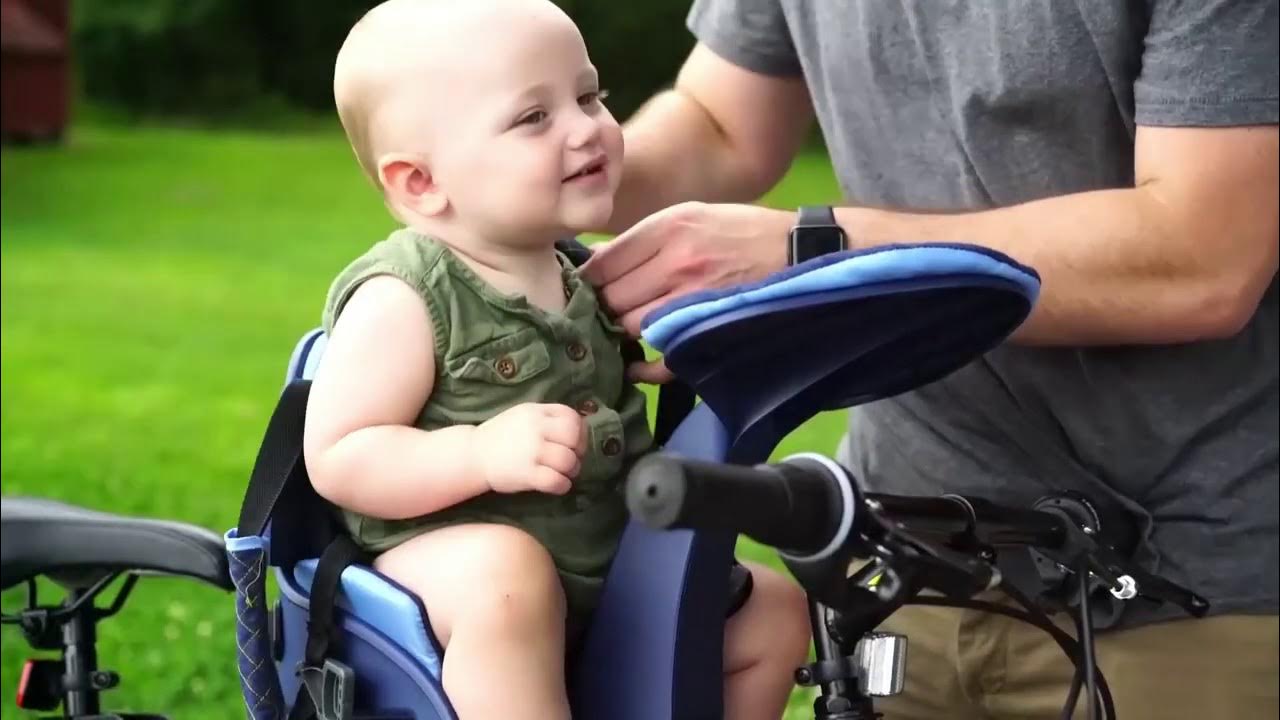 WeeRide Fitting The Seat is so Simple Safe and Best Baby Bike Seat