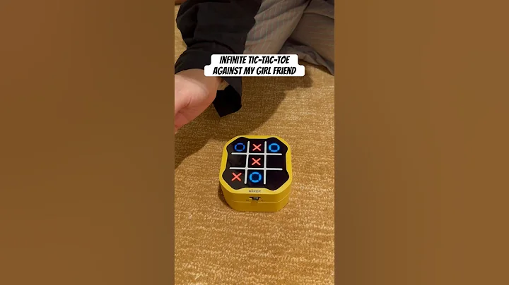 Infinite tic-tac-toe against my girl friend | Couple Game | GiiKER