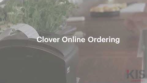 Clover Online ordering