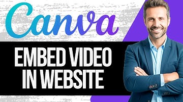 How To Embed A Video Into Canva Website | Full Tutorial 2025