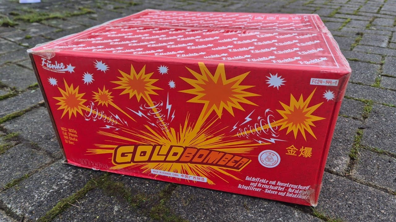Goldbomber || 144 Shots || FUNKE FIREWORKS
