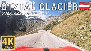 Driving Ötztal Glacier Road - Tiefenbach Glacier to Sölden - PORSCHE 718 Boxster | Austria [4K]