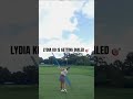 Resident Hall of Famer Lydia Ko is showing off early 😳