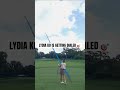 Resident Hall of Famer Lydia Ko is showing off early 😳