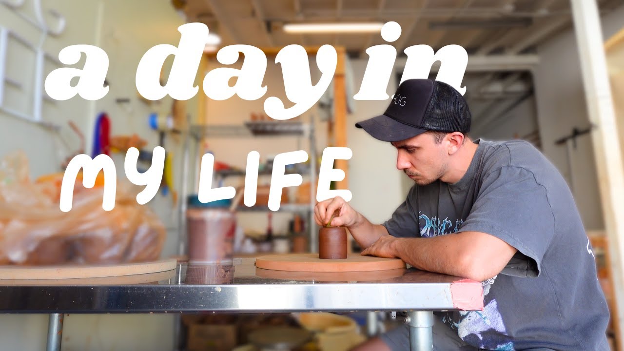 day in the life of a ceramic artist | routine, studio, and mindset on setbacks