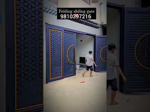 Folding sliding gates
