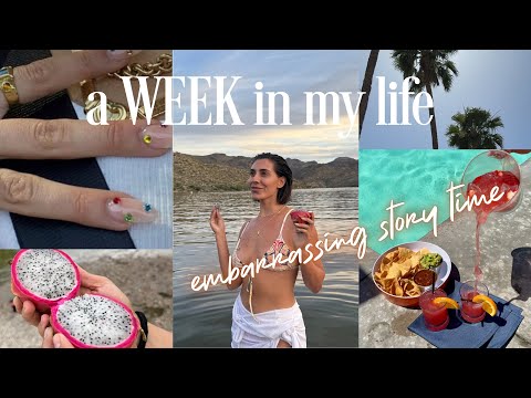 a ✨REAL✨week in my life | vlog: embarrassing story time, content shoot BTS, nails & more