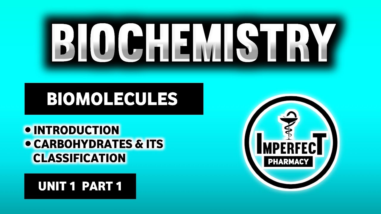 Carbohydrates Biomolecules Biochemistry B Pharma 2nd Semester YouTube