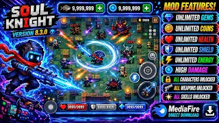 💥 Soul Knight MOD APK v8.3.0 – God Mode   All Characters & Skins Unlocked!