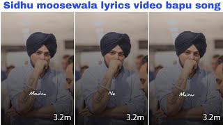 Sidhu Moosewala Lyrics Video | Instagram Trending Lyrics Video Editing | Vn App Lyrics Video Editing screenshot 3