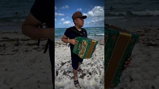 Tocando el acordeón en #MiamiBeach 🪗🏝️