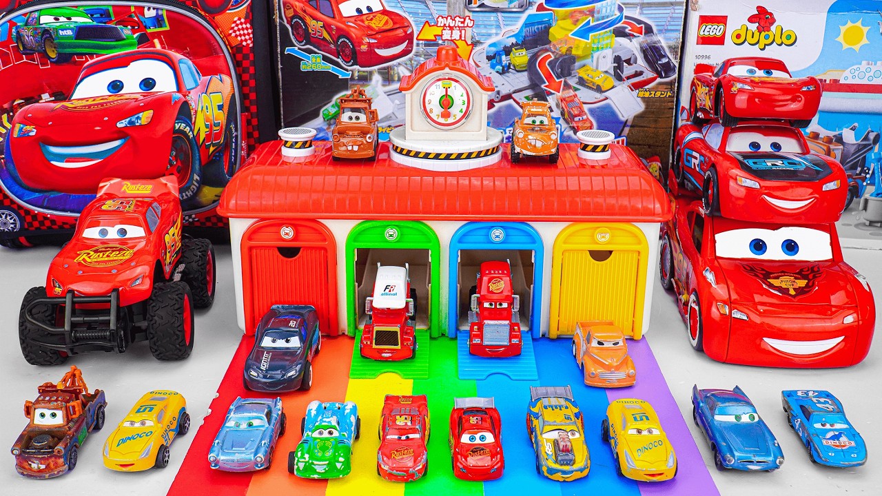 Disney Pixar Cars Toys Unboxing Review | Disney Cars Lightning McQueen & Tayo the Little Bus