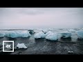 Walking in the Rain and Ocean  Binaural Sounds at Diamond Beach, Iceland (Sounds for Sleep) ASMR