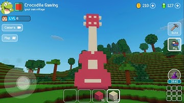 Block Craft 3D - Crocodile Gaming - Build a Guitar
