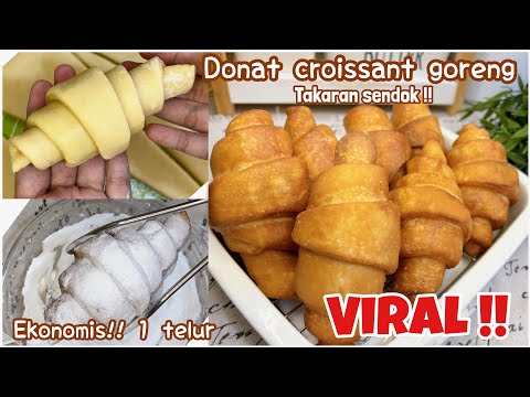 Resep Donat Croissant