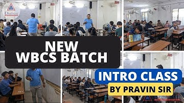New WBCS Batch introduction class ।। Batch-39 ।। By Pravin Sir ।। The Dhronas