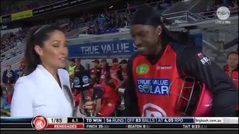Chris Gayle Mel McLaughlin interview