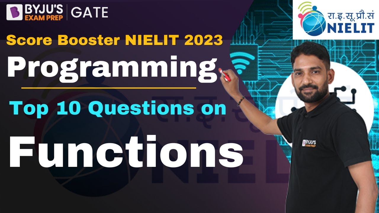 NIELIT 2023 | Computer Science | Programming | Top 10 Questions on ...