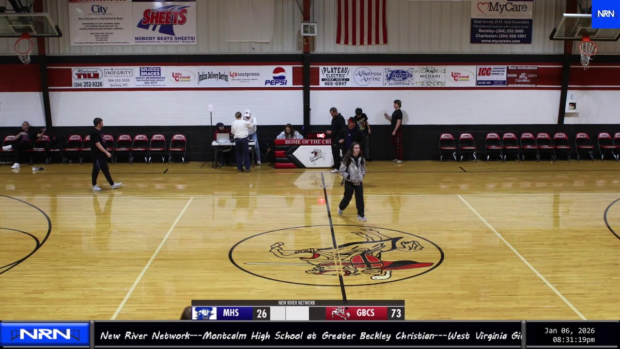 Montcalm High School at Greater Beckley Christian West Virginia Girls High School Basketball 1/6/26