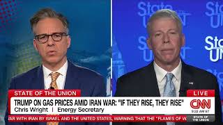 Secretary Wright Joins Jake Tapper On Cnn - March 8, 2026