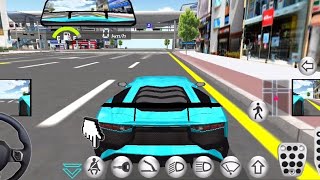 New Blue Lamborghini car For Parking - 3d Driving Class android game || Car Game #gameplay​ #cargame screenshot 5