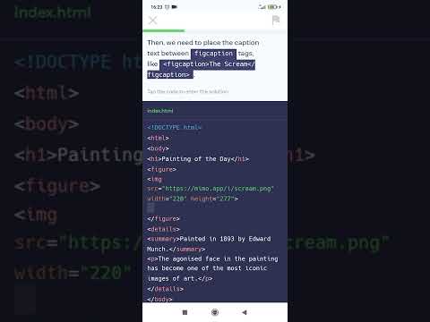 HTML on Mimo App.11 june.